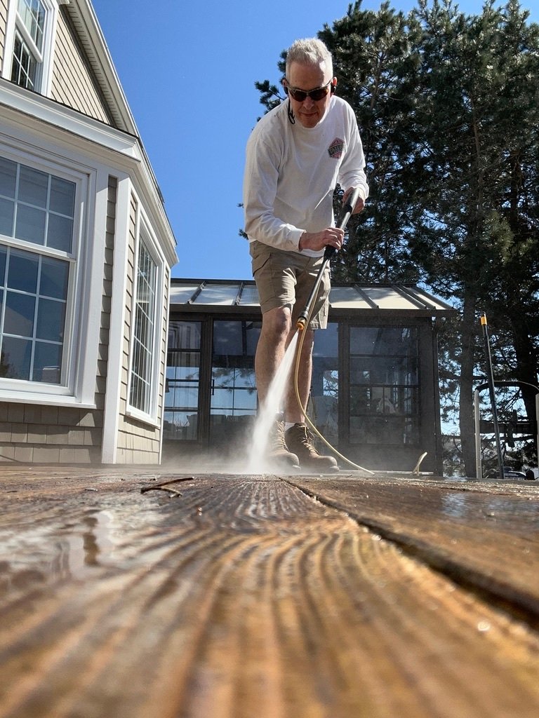 pressure-washing